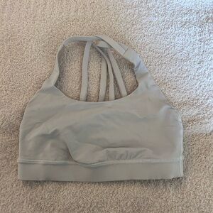 lululemon athletica Light Gray Sports Bra